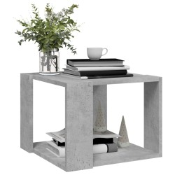 Table basse Gris béton 40x40x30 cm Bois d'ingénierie 581608581608