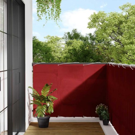 Paravent de balcon rouge 120 x 800 cm 100 % polyester Oxford 581609581609