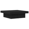 Table basse Chêne noir 90 x 90 x 28 cm Bois d'ingénierie 581611581611