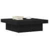 Table basse Chêne noir 90 x 90 x 28 cm Bois d'ingénierie 581611581611