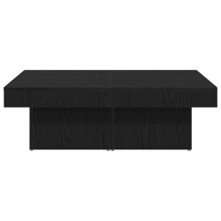 Table basse Chêne noir 90 x 90 x 28 cm Bois d'ingénierie 581611581611