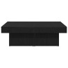 Table basse Chêne noir 90 x 90 x 28 cm Bois d'ingénierie 581611581611