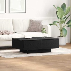 Table basse Chêne noir 90 x 60 x 31 cm Bois d'ingénierie 581612581612