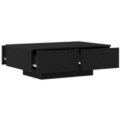 Table basse Chêne noir 90 x 60 x 31 cm Bois d'ingénierie 581612581612