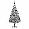 Sapin de Noël artificiel Blanc 210 cm PVC, Acier et Plastique 581613581613