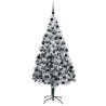 Sapin de Noël artificiel Blanc 210 cm PVC, Acier et Plastique 581613581613