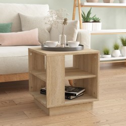Table basse chêne sonoma 40x40x43 cm bois d'ingénierie 581615581615