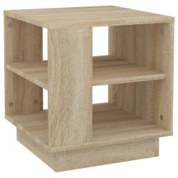 Table basse chêne sonoma 40x40x43 cm bois d'ingénierie 581615581615