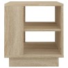 Table basse chêne sonoma 40x40x43 cm bois d'ingénierie 581615581615
