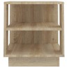 Table basse chêne sonoma 40x40x43 cm bois d'ingénierie 581615581615