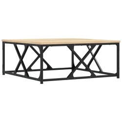 Table basse chêne sonoma 70x70x30 cm bois d'ingénierie 581619581619