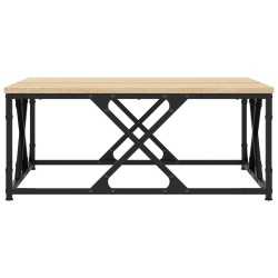 Table basse chêne sonoma 70x70x30 cm bois d'ingénierie 581619581619