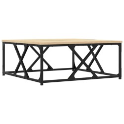 Table basse chêne sonoma 70x70x30 cm bois d'ingénierie 581619581619