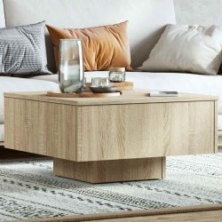 Table basse chêne sonoma 60x60x31,5 cm bois d'ingénierie 581620581620