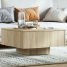 Table basse chêne sonoma 60x60x31,5 cm bois d'ingénierie 581620581620