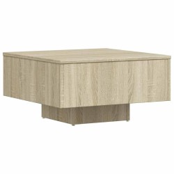 Table basse chêne sonoma 60x60x31,5 cm bois d'ingénierie 581620581620
