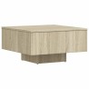 Table basse chêne sonoma 60x60x31,5 cm bois d'ingénierie 581620581620