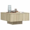 Table basse chêne sonoma 60x60x31,5 cm bois d'ingénierie 581620581620