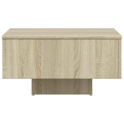 Table basse chêne sonoma 60x60x31,5 cm bois d'ingénierie 581620581620