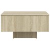 Table basse chêne sonoma 60x60x31,5 cm bois d'ingénierie 581620581620