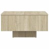 Table basse chêne sonoma 60x60x31,5 cm bois d'ingénierie 581620581620