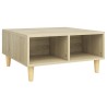 Table basse chêne sonoma 60x60x30 cm bois d'ingénierie 581621581621