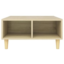 Table basse chêne sonoma 60x60x30 cm bois d'ingénierie 581621581621