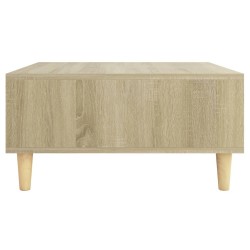 Table basse chêne sonoma 60x60x30 cm bois d'ingénierie 581621581621