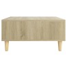 Table basse chêne sonoma 60x60x30 cm bois d'ingénierie 581621581621