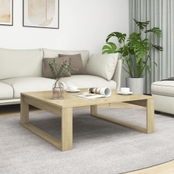 Table basse Chêne sonoma 100x100x35 cm Bois d'ingénierie 581624581624