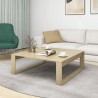 Table basse Chêne sonoma 100x100x35 cm Bois d'ingénierie 581624581624