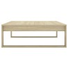 Table basse Chêne sonoma 100x100x35 cm Bois d'ingénierie 581624581624
