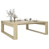 Table basse Chêne sonoma 100x100x35 cm Bois d'ingénierie 581624581624