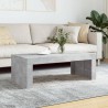 Table basse gris béton 102x50x36 cm bois d'ingénierie 581625581625