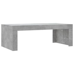 Table basse gris béton 102x50x36 cm bois d'ingénierie 581625581625