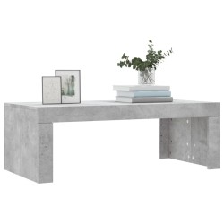 Table basse gris béton 102x50x36 cm bois d'ingénierie 581625581625