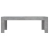 Table basse gris béton 102x50x36 cm bois d'ingénierie 581625581625