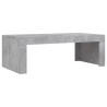 Table basse gris béton 102x50x36 cm bois d'ingénierie 581625581625
