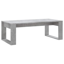 Table basse gris béton 102x50x35 cm bois d'ingénierie 581627581627