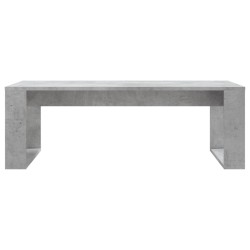 Table basse gris béton 102x50x35 cm bois d'ingénierie 581627581627