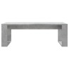 Table basse gris béton 102x50x35 cm bois d'ingénierie 581627581627