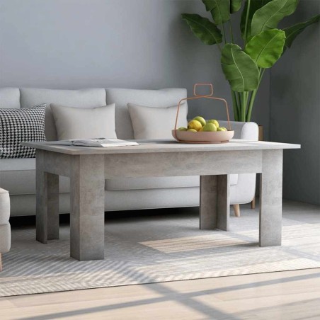 Table basse Gris béton 100x60x42 cm Bois d’ingénierie 581628581628