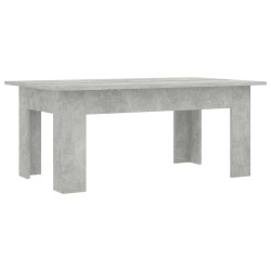 Table basse Gris béton 100x60x42 cm Bois d’ingénierie 581628581628