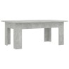 Table basse Gris béton 100x60x42 cm Bois d’ingénierie 581628581628