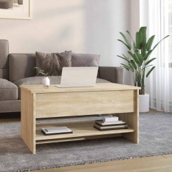Table basse Chêne sonoma 80x50x40 cm Bois d'ingénierie 581629581629