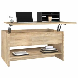 Table basse Chêne sonoma 80x50x40 cm Bois d'ingénierie 581629581629