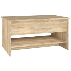 Table basse Chêne sonoma 80x50x40 cm Bois d'ingénierie 581629581629