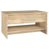 Table basse Chêne sonoma 80x50x40 cm Bois d'ingénierie 581629581629