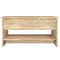 Table basse Chêne sonoma 80x50x40 cm Bois d'ingénierie 581629581629