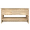 Table basse Chêne sonoma 80x50x40 cm Bois d'ingénierie 581629581629